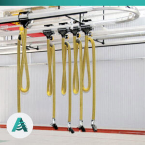 Rail Vehicle Exhaust Hose Reel